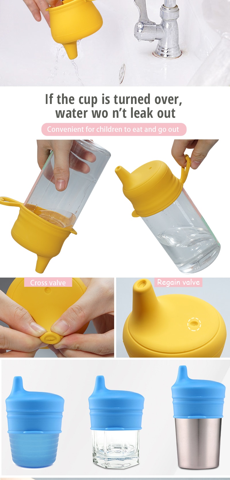 Silicone Anti-Overflow Cup for Baby