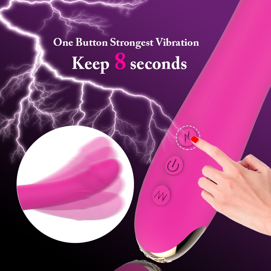 Soft Silicone 10 Modes Vibrator