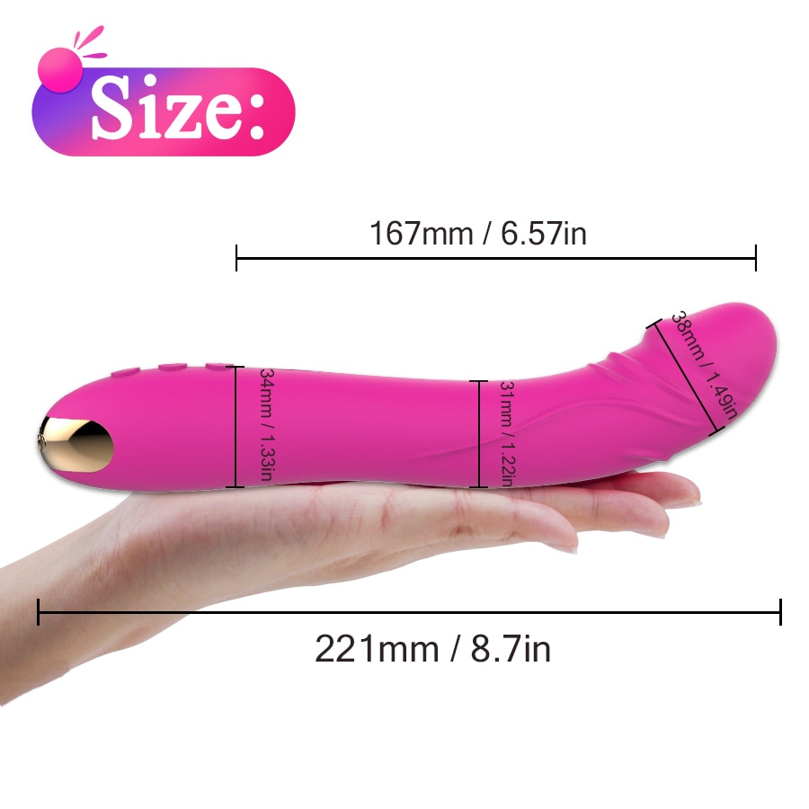 Soft Silicone 10 Modes Vibrator