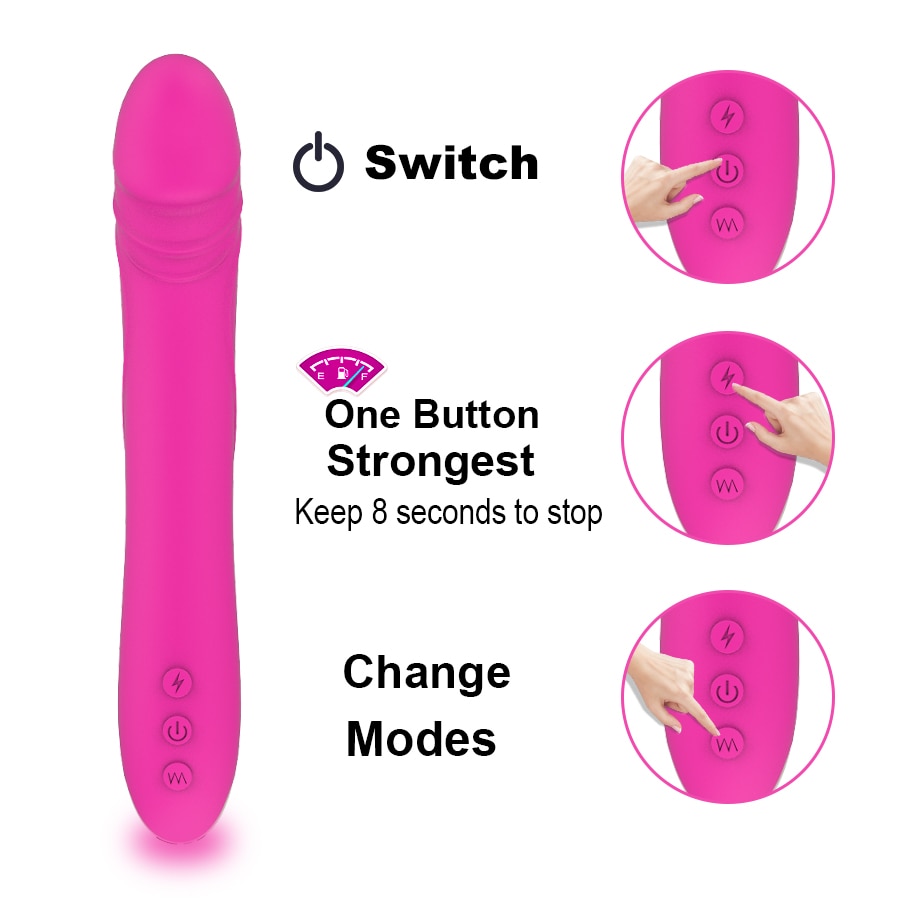 Soft Silicone 10 Modes Vibrator