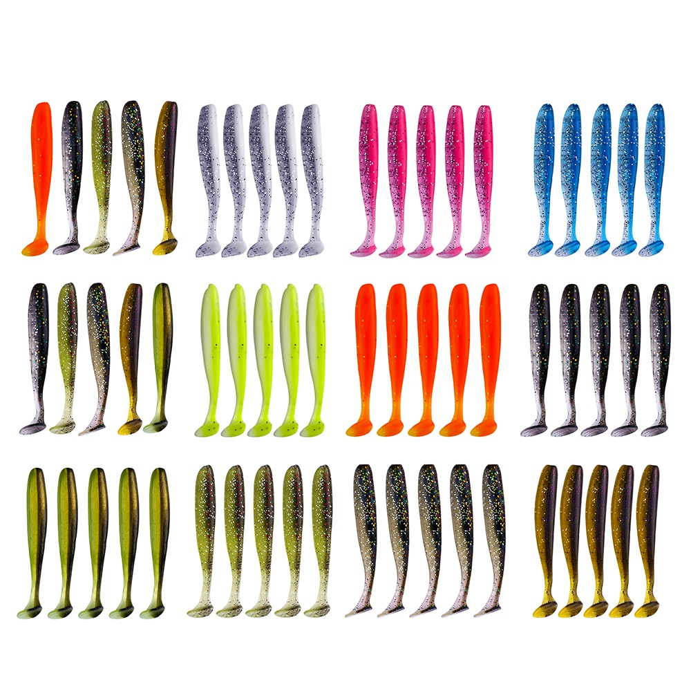 Sequin Silicone Soft Fishing Lures