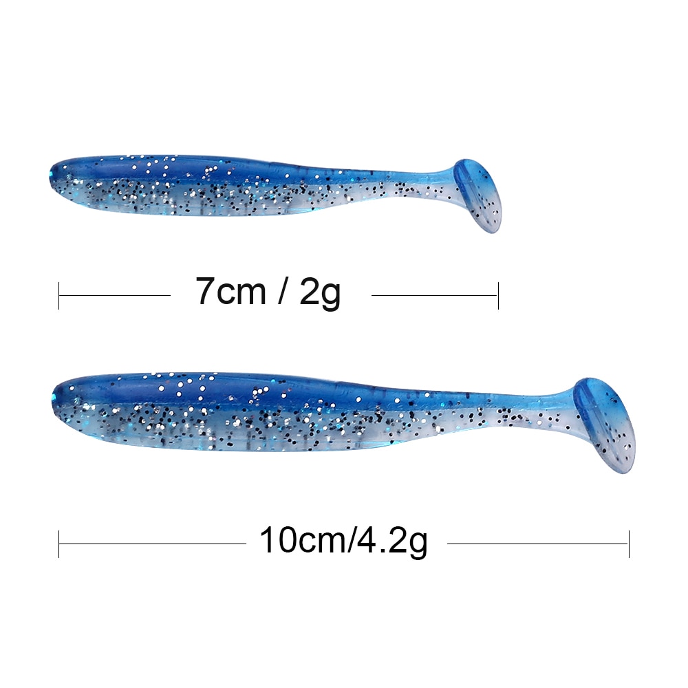 Sequin Silicone Soft Fishing Lures