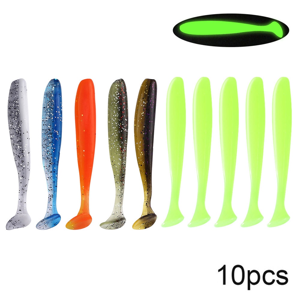 Sequin Silicone Soft Fishing Lures