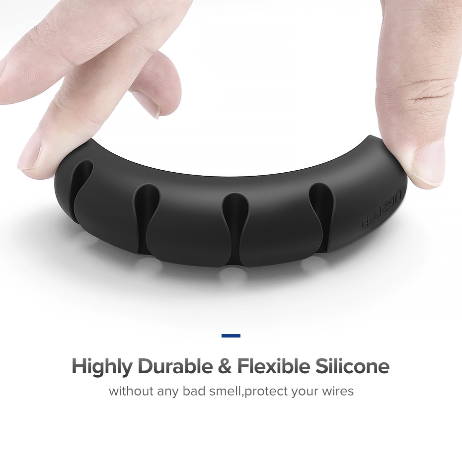 Flexible Silicone Cable Organizer