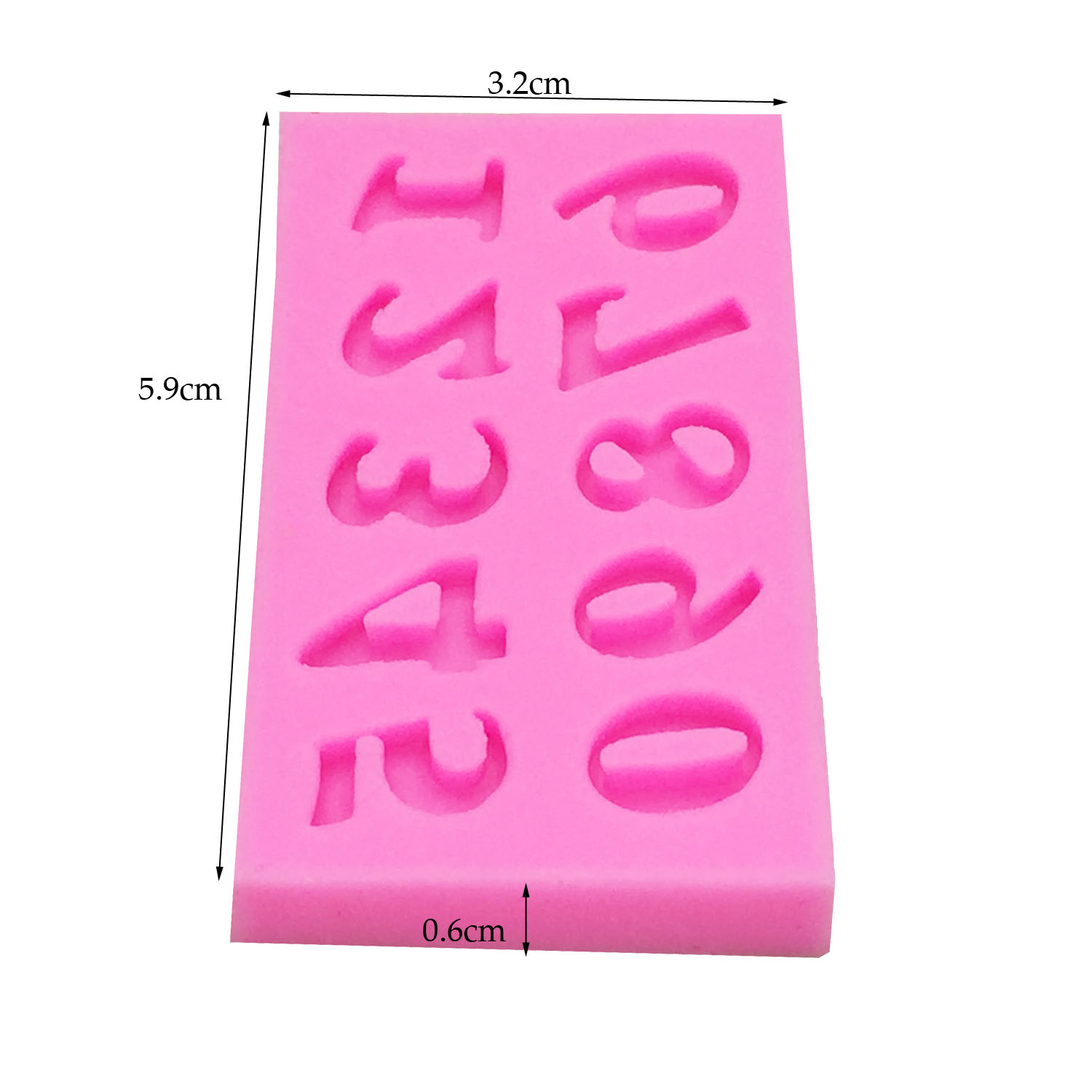 Number Silicone Cake Molds