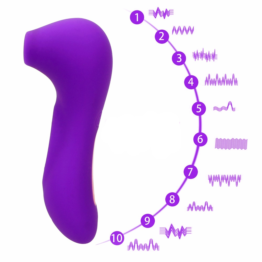 Silicone Clitoral Sucker Vibrator