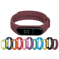 Classic Solid Color Silicone Band for Xiaomi Mi Band 3